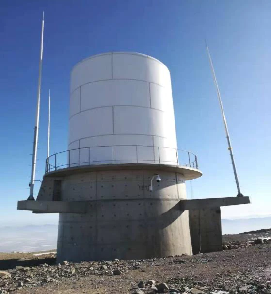 Radar Station Main Body (Image Source: “Haituoshan New Generation Weather Radar Construction Project Completion Environmental Protection Acceptance Monitoring Report”)